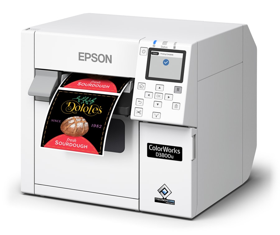 Epson CW-D3800 Color Inkjet Label Printer