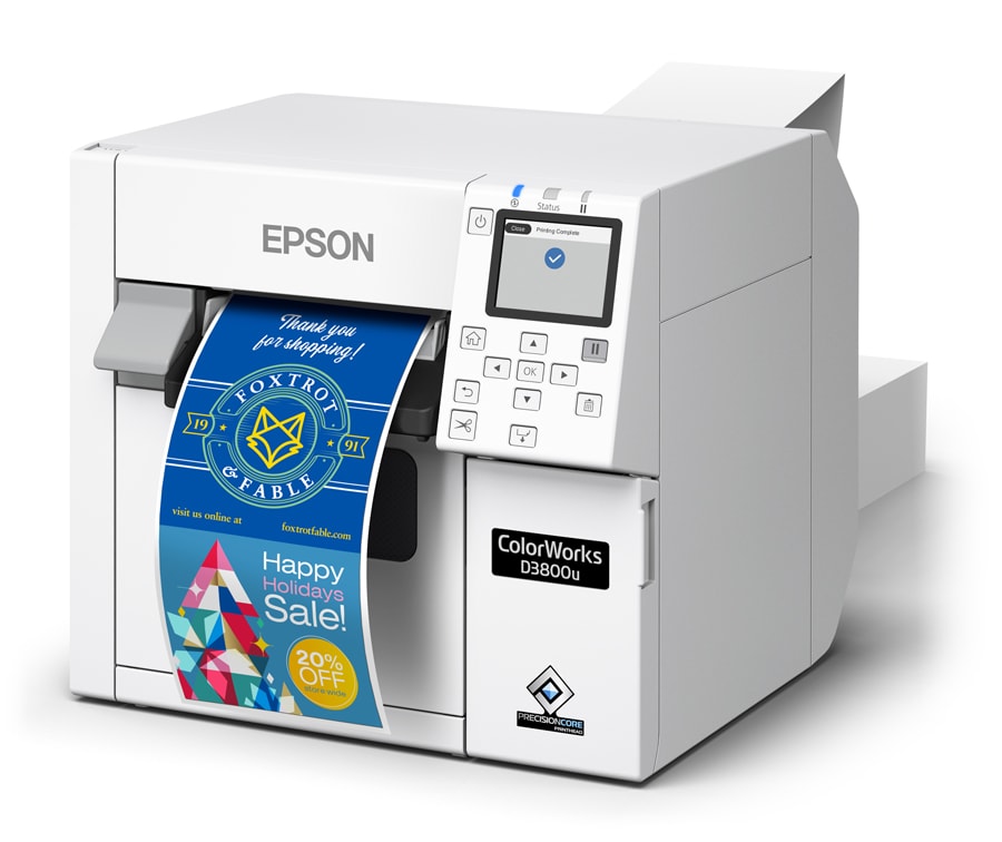 Epson CW-D3800 Color Inkjet Label Printer - Image 3