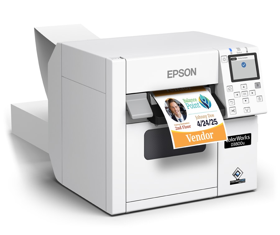Epson CW-D3800 Color Inkjet Label Printer - Image 6