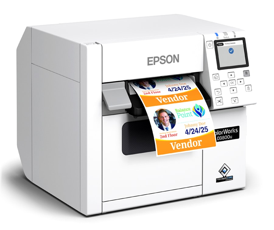 Epson CW-D3800 Color Inkjet Label Printer - Image 5