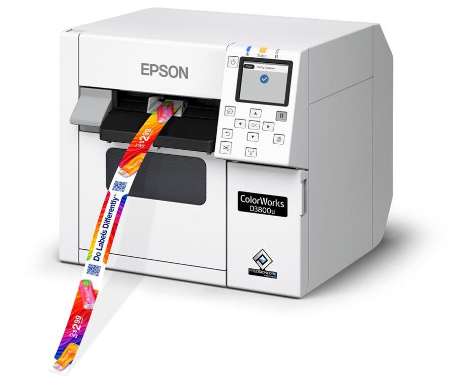 Epson CW-D3800 Color Inkjet Label Printer - Image 4